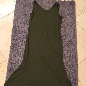 Athleta dress army green M